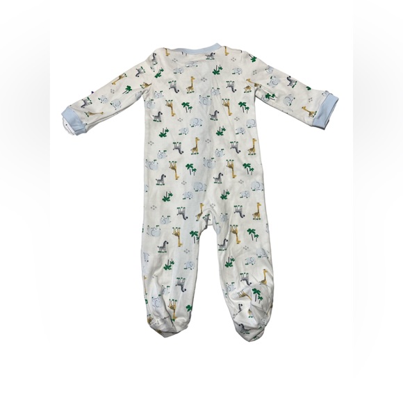 NWT KYLE & DEENA NY 1 piece sleepwear for Baby’s 6-9 months . 🦒🦓🦛🐒🌴🌴 - Picture 2 of 5